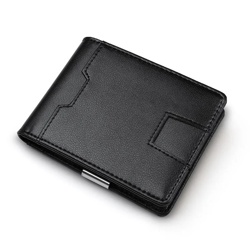 Orijinal deri erkek cüzdan Vintage çanta erkekler için moda tasarımcısı madeni para ince cüzdanlar adam kartı tutucu carteira erkekler çantası 309h