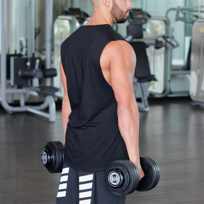 Mode vêtements de sport chemises sans manches musculation débardeur hommes Fitness hommes singulet entraînement gilet