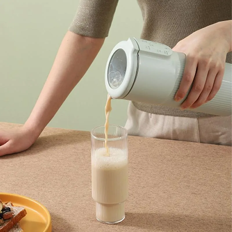 Frullatore Mini Magic Cup Multifunzione Latte Di Soia Maker Cibo 1-2 Persone Miscelatore Riscaldamento Automatico Prenotazione 9H Macchina Muta214f