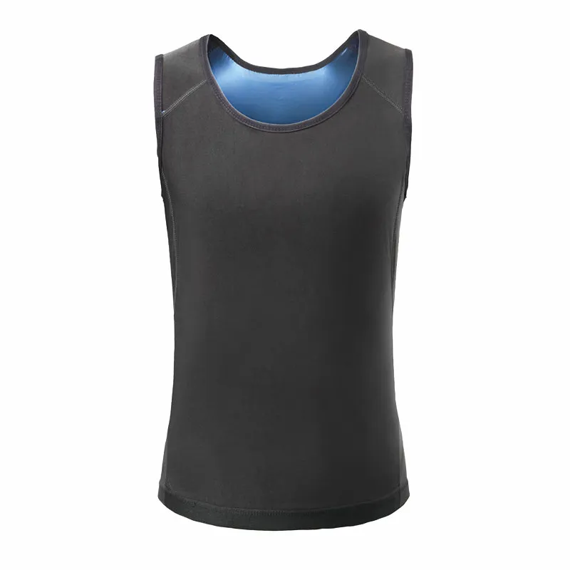 Herren-Schwitzweste, reduziert Bauch, Bauchkontrolle, Abnehm-Shirt, Tank-Top, schlanker Body Shaper, Neopren-Sauna-Effekt-Anzug für Herren