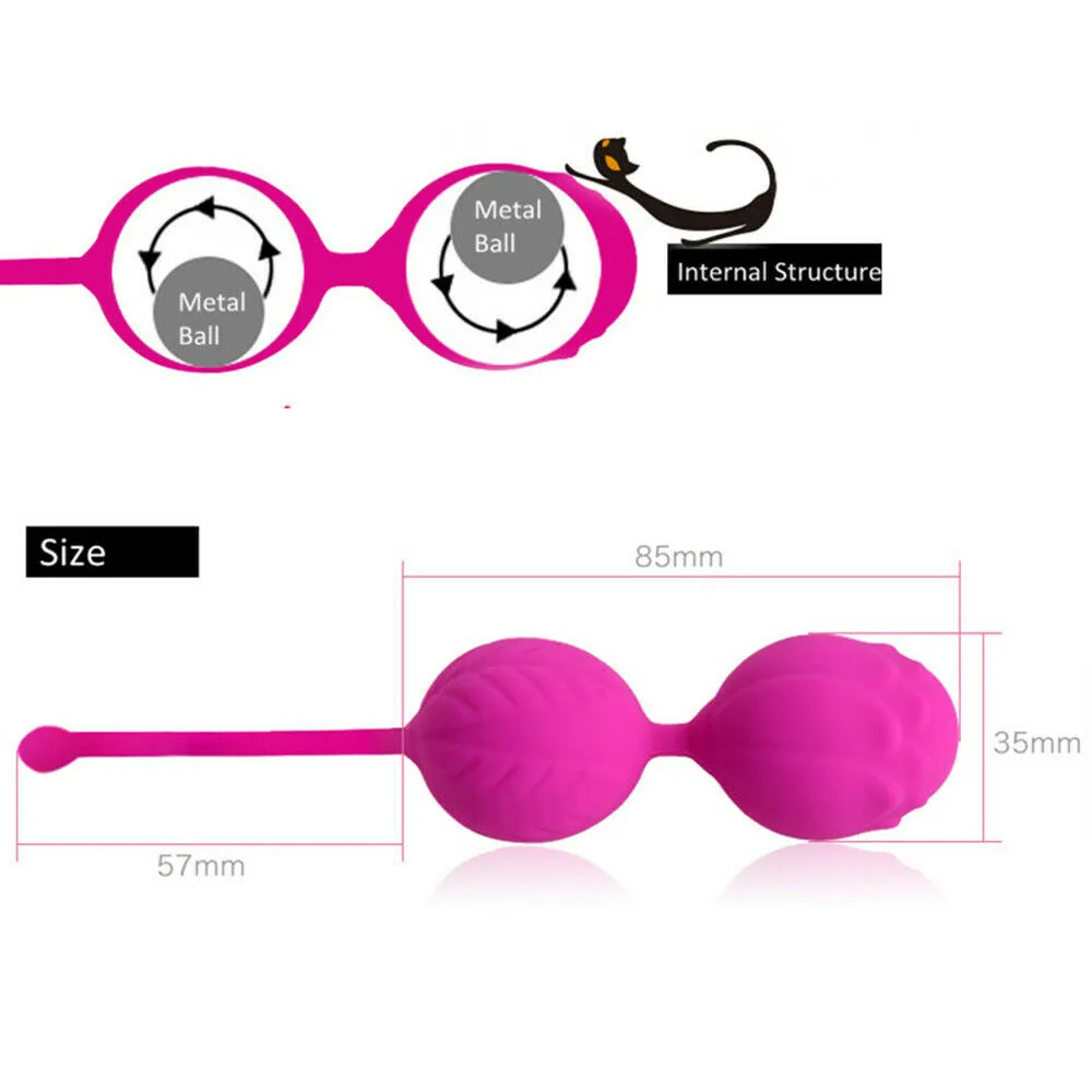 Sexe jouets pour adultes femelle silicone balle vaginale simulé appareil de fitness Kegel geisha chinois benwa vibrateur sex toy amour oeuf intelligence 1012