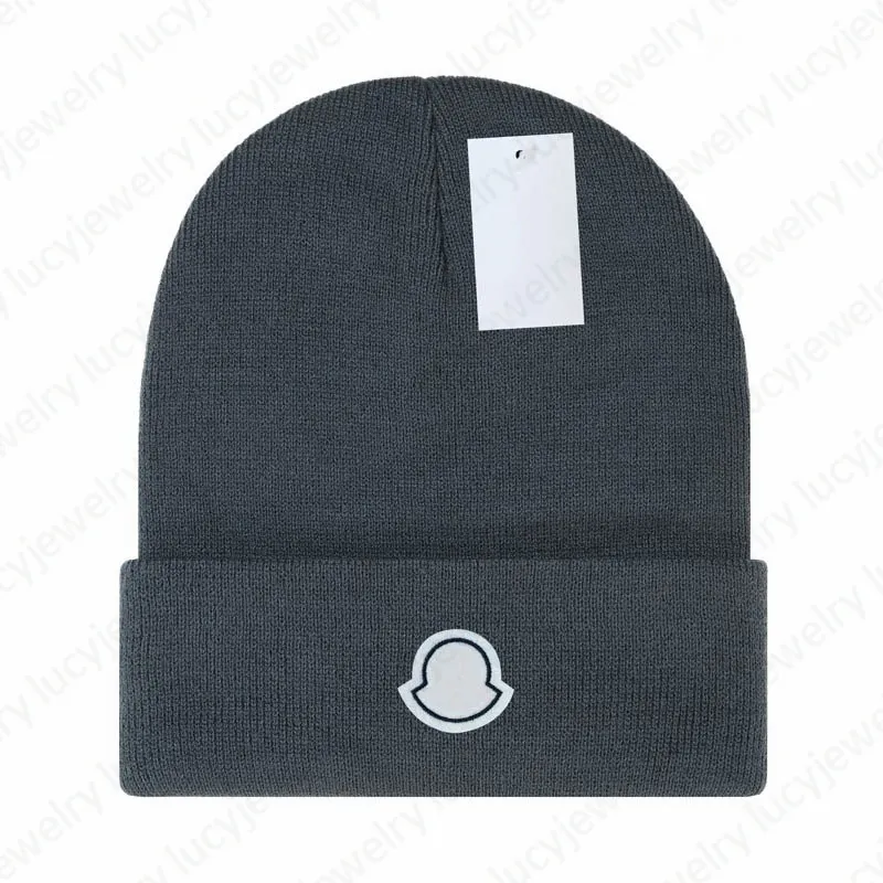 Örme Şapka Beanie Cap Tasarımcı Kafatası Kapakları Erkek Kadın Kış Şapkaları 13 Renkler Sol Renk241p