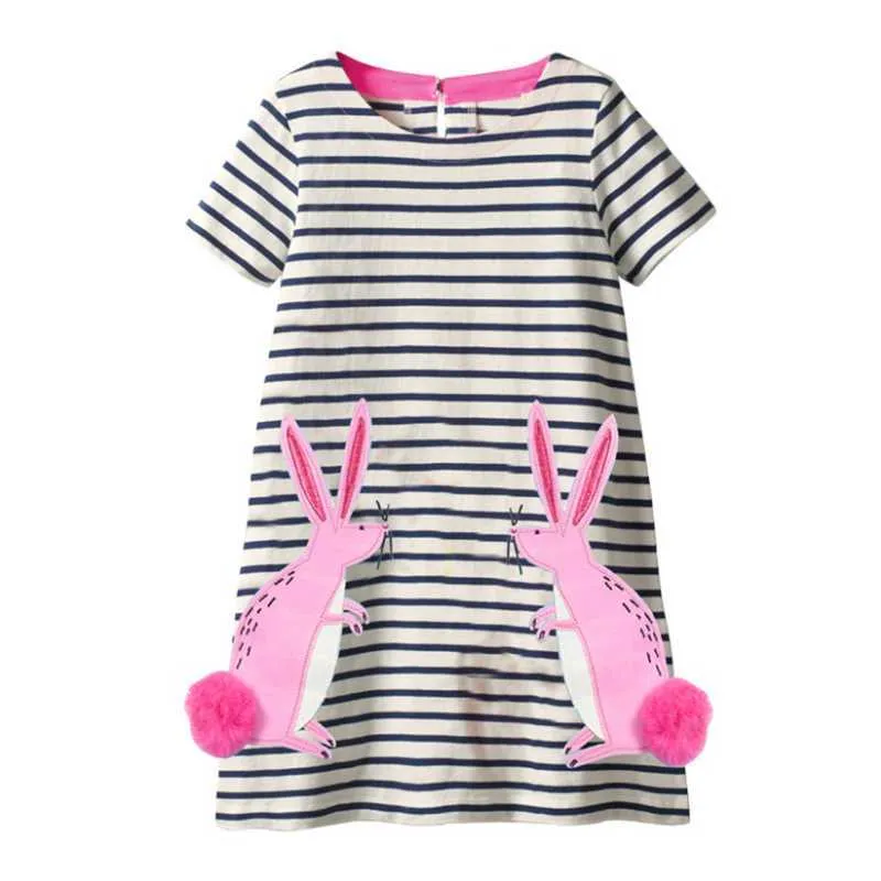 Vestidos de verano para bebés Tela de algodón con estampado de frutas Vestido de moda para niñas Ropa para niños Princesa Party Girl 210529