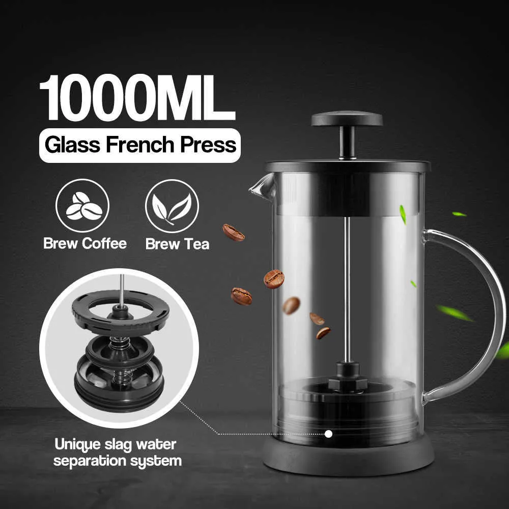 1000ML-Stainless-Steel-French-Presses-Coffee-Pot-Glass-Coffee-Home-Press-Pot-Heat-resistant-Coffee-Tea
