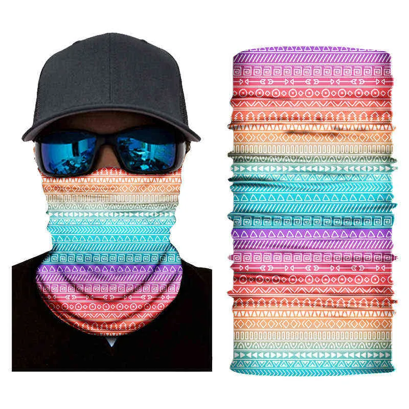 3D Gedrukte Camouflage Bandana Mascarillas Buffe Neck Gainer Balaclava Hoofdband Outdoor Multifunctioneel Stofdicht Masker Headwear Y1229