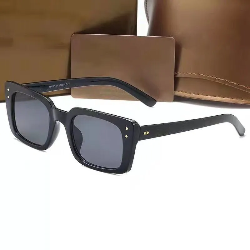 Lunettes de soleil de luxe à la mode 0539 pour femmes et hommes de qualité supérieure unisexe lunettes à monture carrée