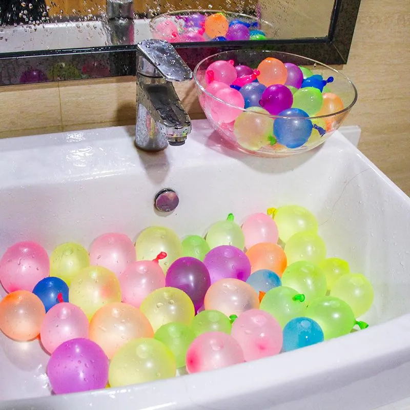 Décoration de fête Ballons d'eau QOLO Supples avec recharge Kit rapide et facile Jeux de combat de bombe en latex pour enfants adultes Faovr243c