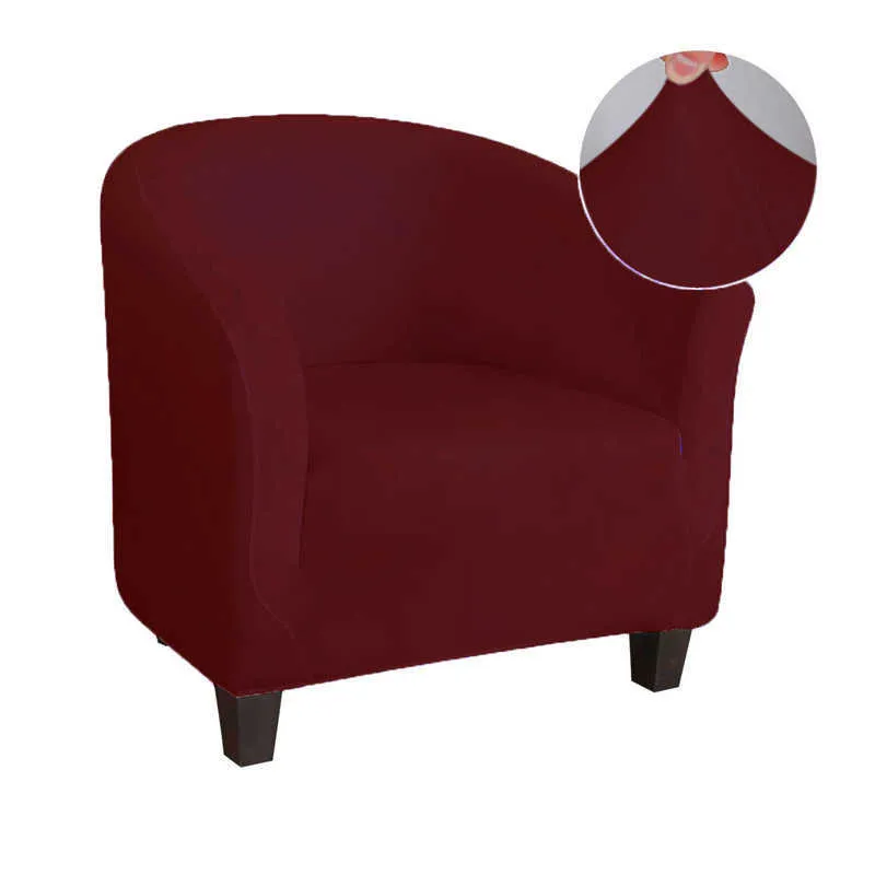 Housse de fauteuil Club housse de fauteuil extensible housse de canapé protecteur de meubles housses de canapé souples avec fond élastique pour enfants 210723