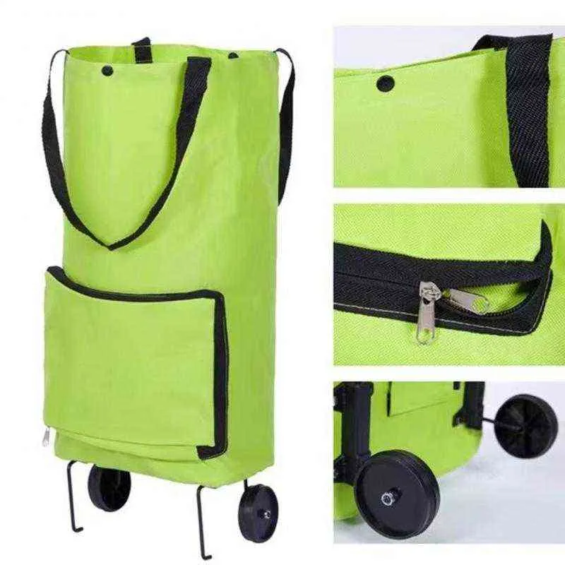 Nxy Shopping Bags Bolsa De Carrito Con Ruedas Plegable es Reutilizable Multifunción 1 Ud 0209