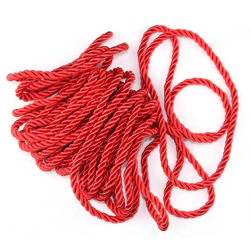 BLACKWOLF 10 m Schiava del sesso Bondage Corda Fetish Restraint Corda di cotone morbido Prodotti erotici coppie Gioco adulti BDSM Giocattoli Cosplay P0816