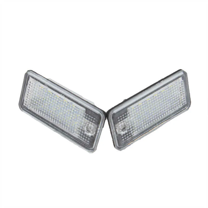 Error Free Car White Highlight Lamp 18SMD Led Bulb Number License Plate Light For Audi A3 A4 A6 A8 B6 B7 C6 D3 Q7 S3 S4 S8