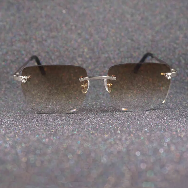Vente de lunettes Lunettes de soleil carrées françaises pour hommes et femmes Nouveau Designer Lunettes de soleil Cadre Diamant Coupe Défilé De Mode Lunettes Oculos De Sol