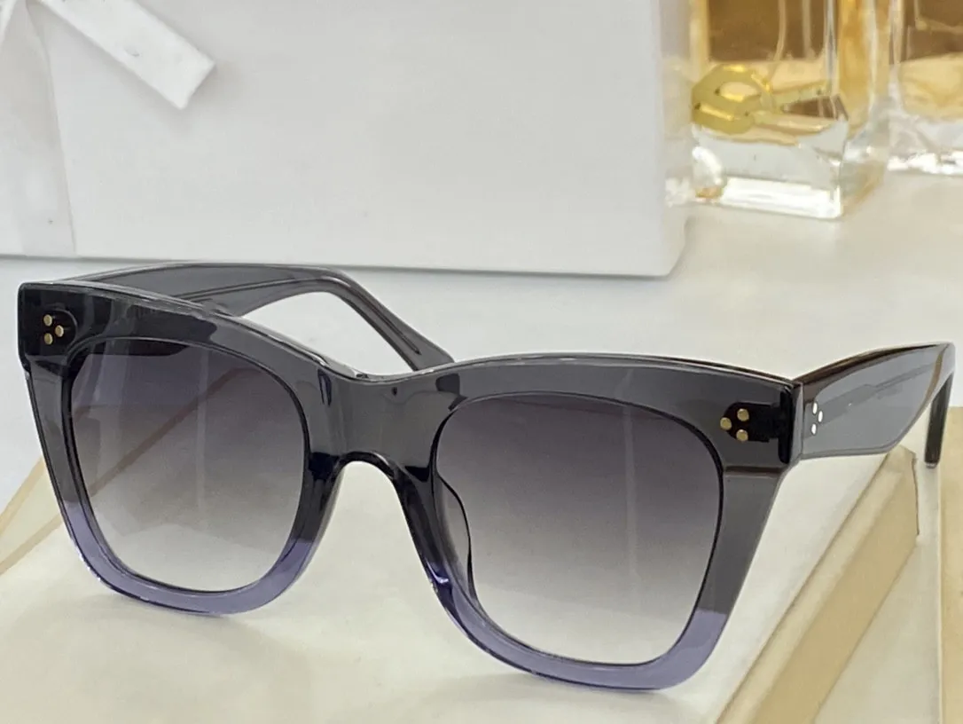 豪華な女性サングラスファッション楕円形のサングラス4S004 UV保護レンズシャドウレディースカメ青いサングラス女性サングラス279o
