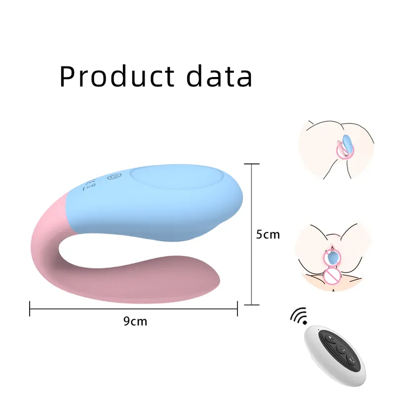 Vibratore le donne Sex Toys Vagina G Spot Massager Stimolatore del clitoride Telecomando Indossabile Dildo Masturbatore femminile 220304
