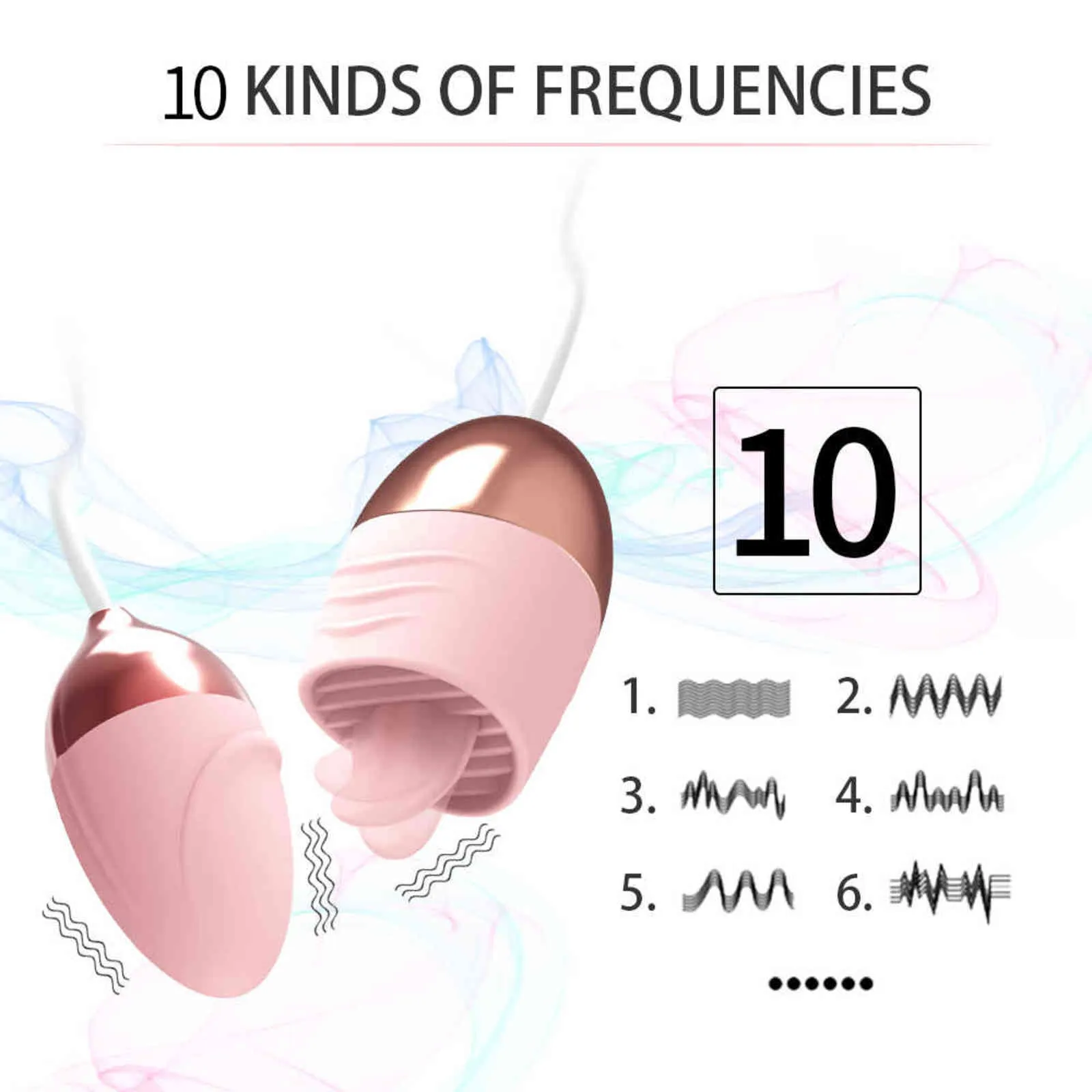 NXY Sex Eggs Mini 10 Speed ​​Likken Tong Vibrrerende Eieren Siliconen Vaginale Strakke Stymulatie Wibrator Sporter Kegel Ballen Toys Voor Vrouwen 1110