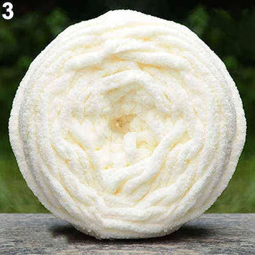 bricolage doux écharpe pull serviette fil épais tricot Chunky Toweling fil boule fil pour tricot à la main Hilo Para Tejer un crochet Y211129