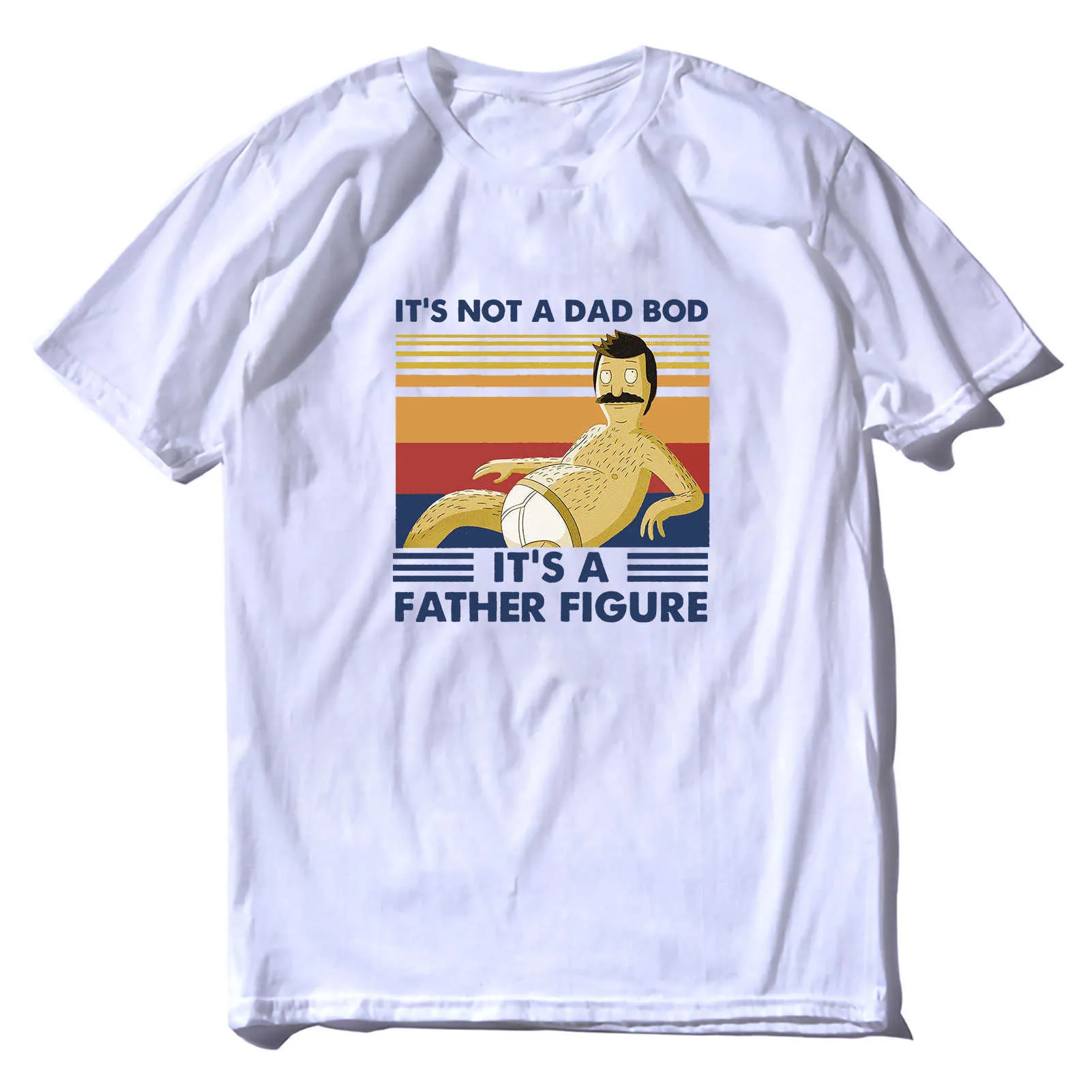 JKLPOLQ T-shirts pour hommes d'été Ce n'est pas un DD Bod Fther Figure S Funny DD Cadeaux T-shirt Coton à manches courtes Hrjuku Tee 210706