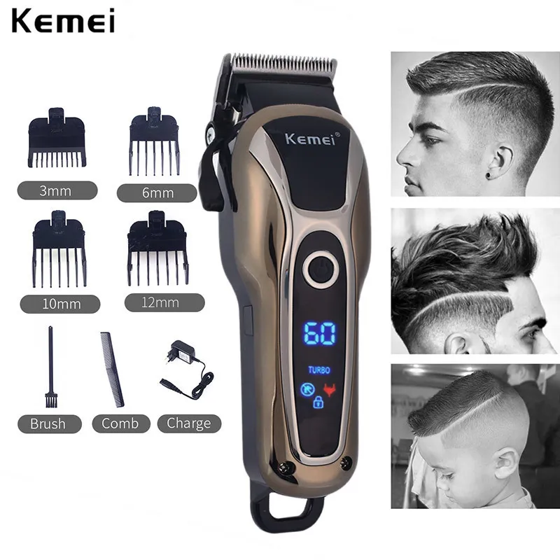 Tondeuse à cheveux de barbier professionnel USB tondeuse électrique T-Outliner coupe barbe rasoir hommes 220216