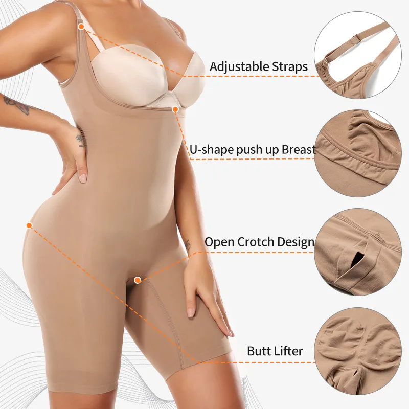 Allenatore in vita Spezza di corsetto le donne Controllo della pancia Fajas Colombianas Shaper Bust Bust Body Slimming Intwear9511925