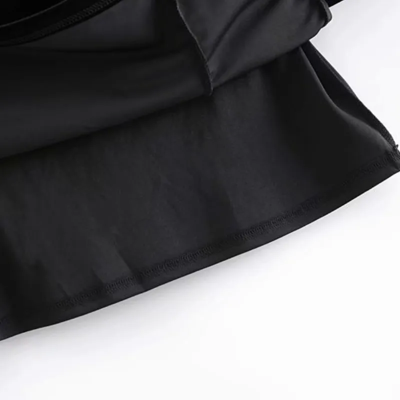 Vintage kvinna sammet slash neck klänning mode damer höst svart smal es kvinnlig elegant långärmad kort 210515