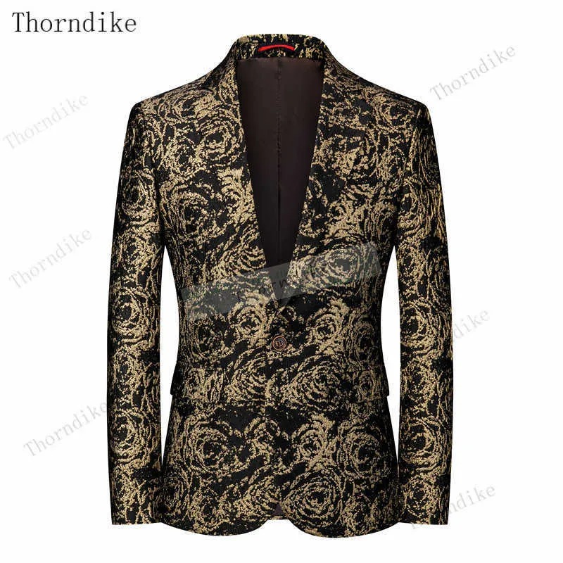 Thorndikeメンズエレガントな最新のコートデザイン男性スーツのスリムフィットエレガントなタキシードの結婚式のパーティードレス夏のジャケットx0909