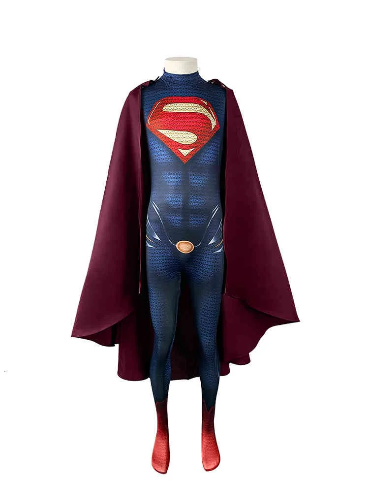 Superman Cos Kleidung Justice Alliance Körper aus Stahl 3D-Druck Strumpfhosen Cosplay Kostüm