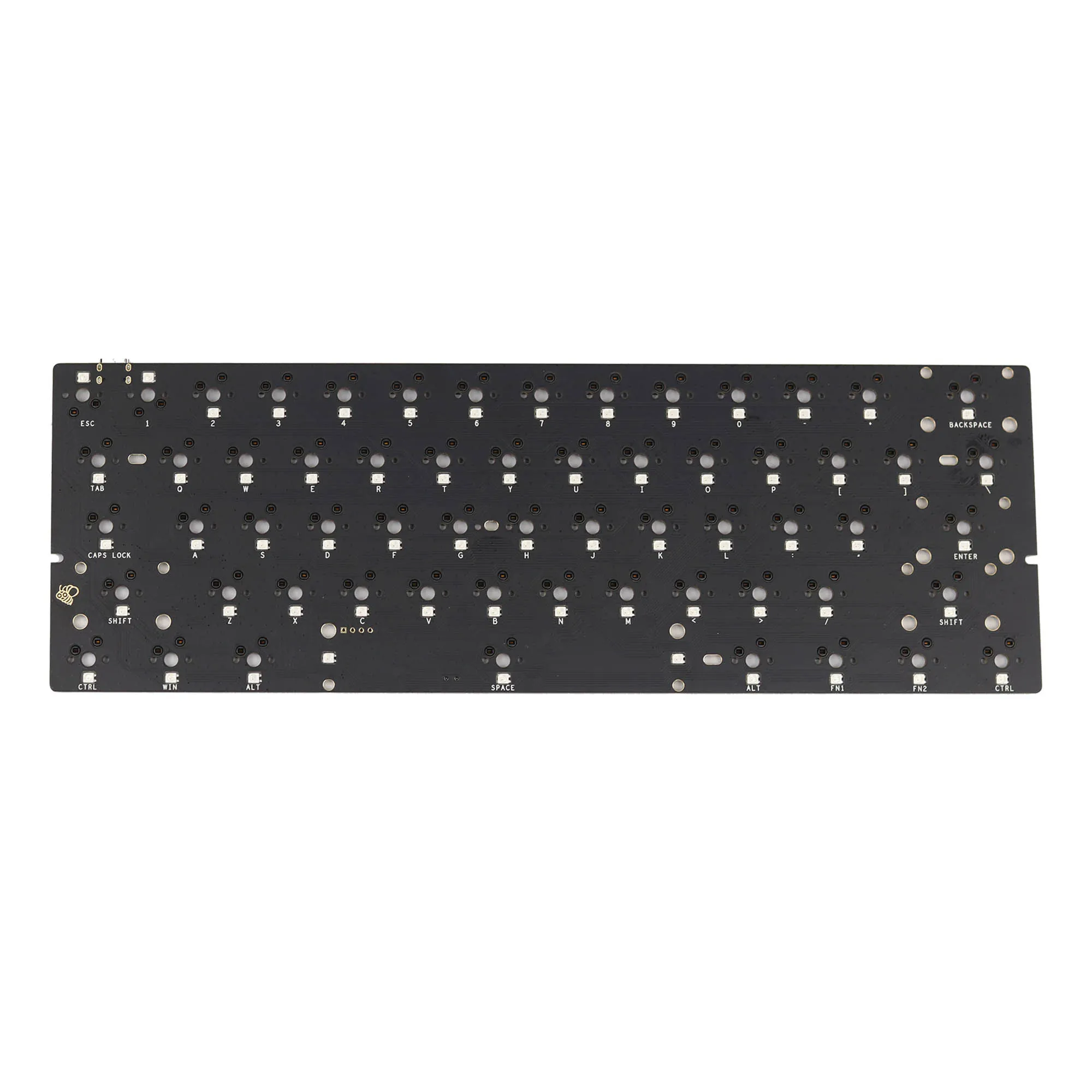 Melgeek MJ61MJ63 MJ64 QMK RGB 60% GH60 Sıcak Değiştirilebilir Özel Mekanik Klavye PCB Programlanmış QMK Firmware Tip C Portu ile Programlanmış