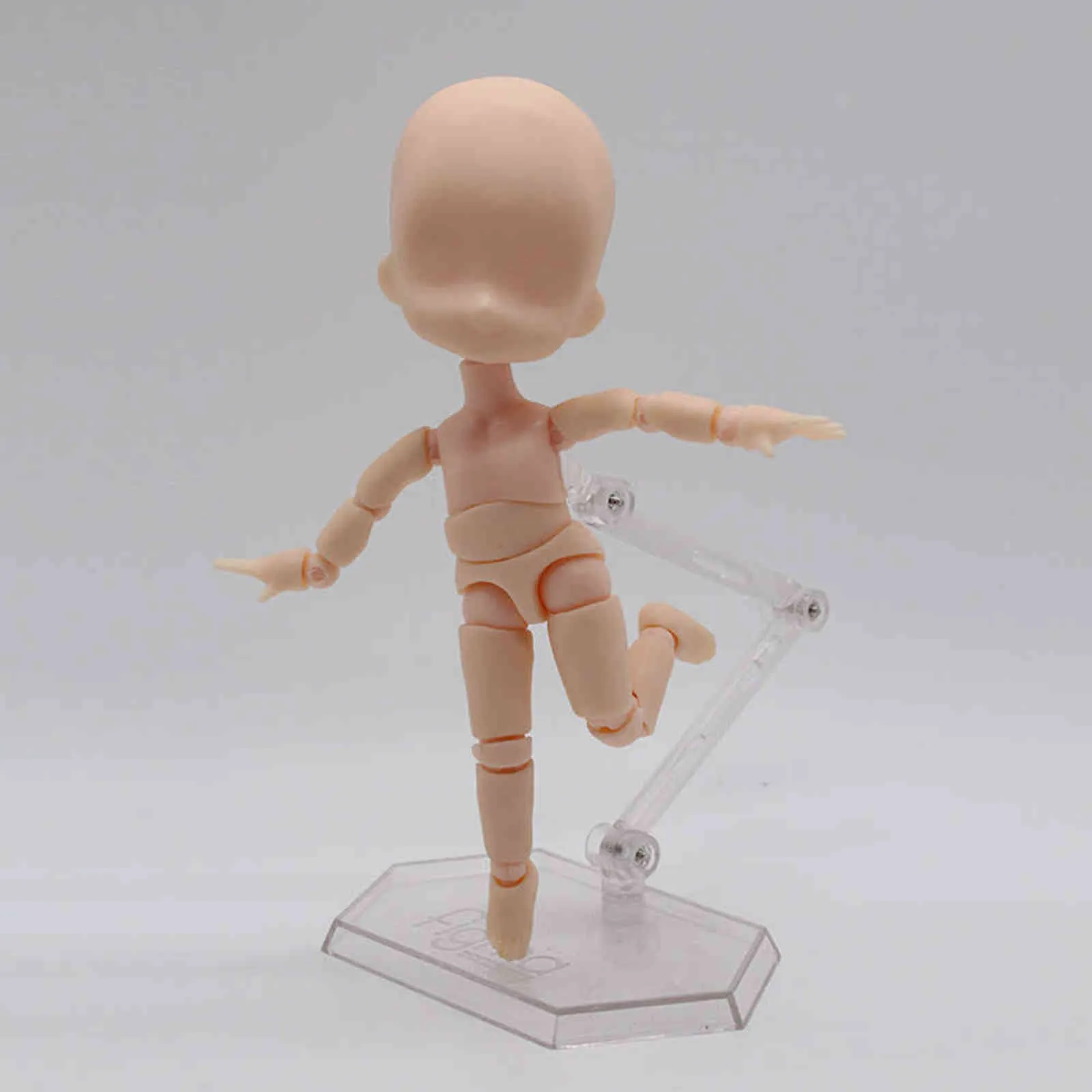 Corpo articolato mobile bambola BJD con supporto Moda fai da te Prop 15cm 1/12 Bambole bambini nudi Giocattoli Mini Baby Action Figure Giocattoli H1108