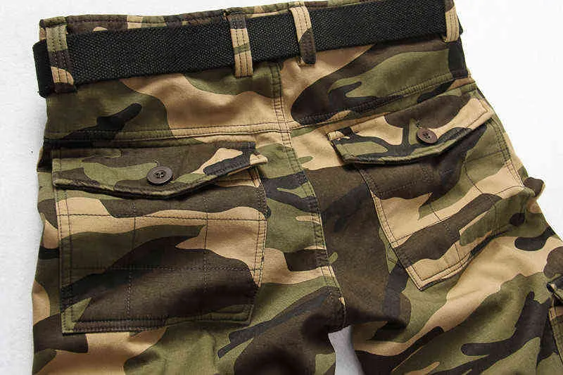 Pustki do ładunków Panto Mężczyźni swobodny luźne spodnie wielozadaniowe mężczyźni zimowi armia wojskowa bojowa kamuflaż taktyczny spodni ubrania męskie 220108