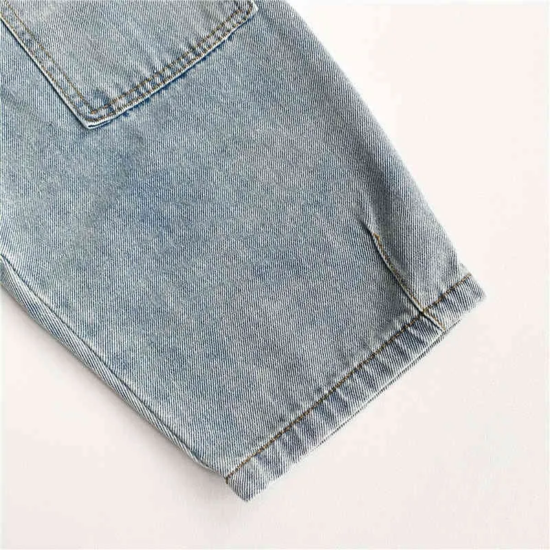 Lente Unisex Fashion Losse Jeans Koreaanse Stijl Oversized All-match Boys and Girls Denim Pants 210508