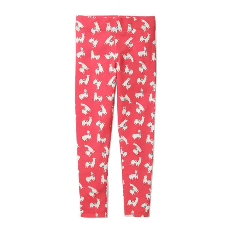 Hoppmätare flicka legging byxor höst våren barn byxor baby solid bomull leggings barn s rymdhund 210529