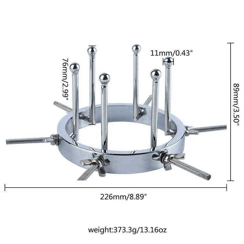 NXY Anal Seks Oyuncakları Aşırı Anal Vajinal Dilator Spekulum Ayna Yetişkin Metal Anüs Pussy Sm Oyuncak Kadın Utt Genişletme Cihazı Için 1123