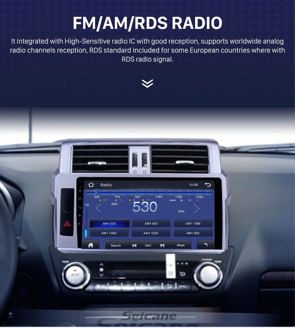 Auto dvd Radio Multimedia Video Player Navigation GPS Carplay DSP Unterstützung 360 Kamera Für Toyota Land Cruiser Prado 150 2013 - 2017