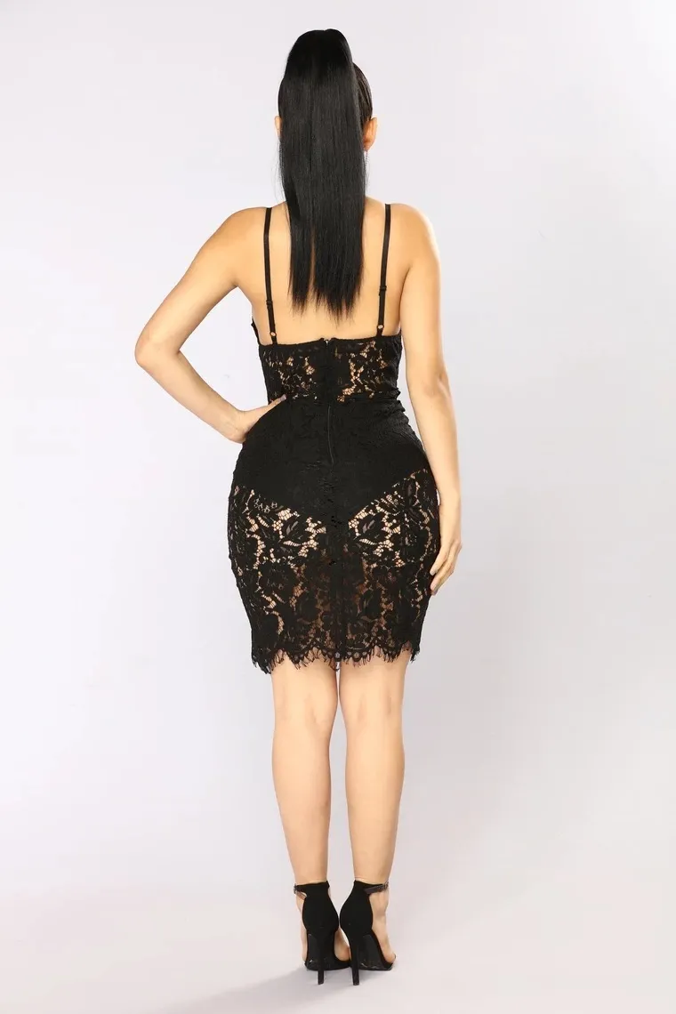 Dresses for Women Party New Arrivals Bodycon Lace Dress Mini Sexy Celebrity Evening Party Club Dress 210422