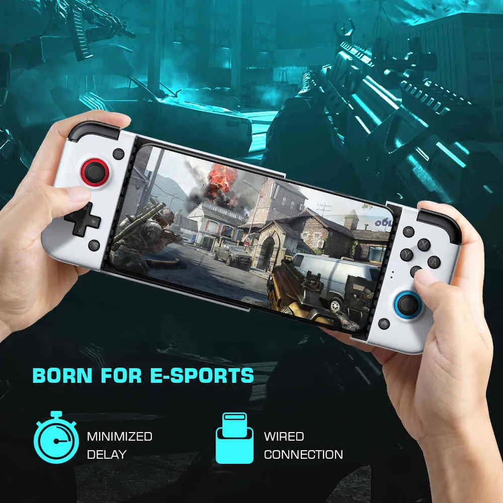 Gamesir X2 Type-C Gamepad 2021 نسخة جديدة Pubg Mobile Game Juystick Android Controller تلسكوبي مقبض لا تأخير السحاب الألعاب