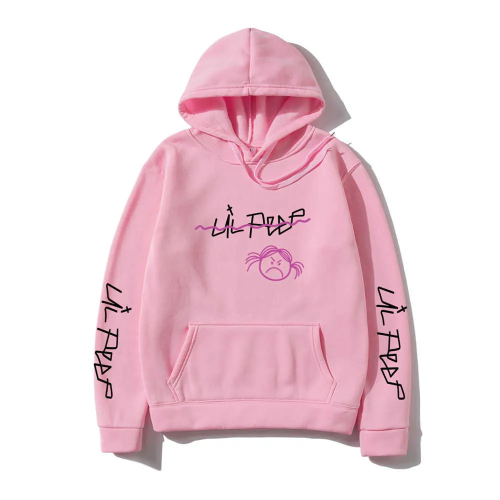 Lil Peep Hoodies Love lil.peep men Sweatshirts Hooded Pullover sweatershirts male/Women sudaderas cry baby Men Hoodie Streetwear Y0809