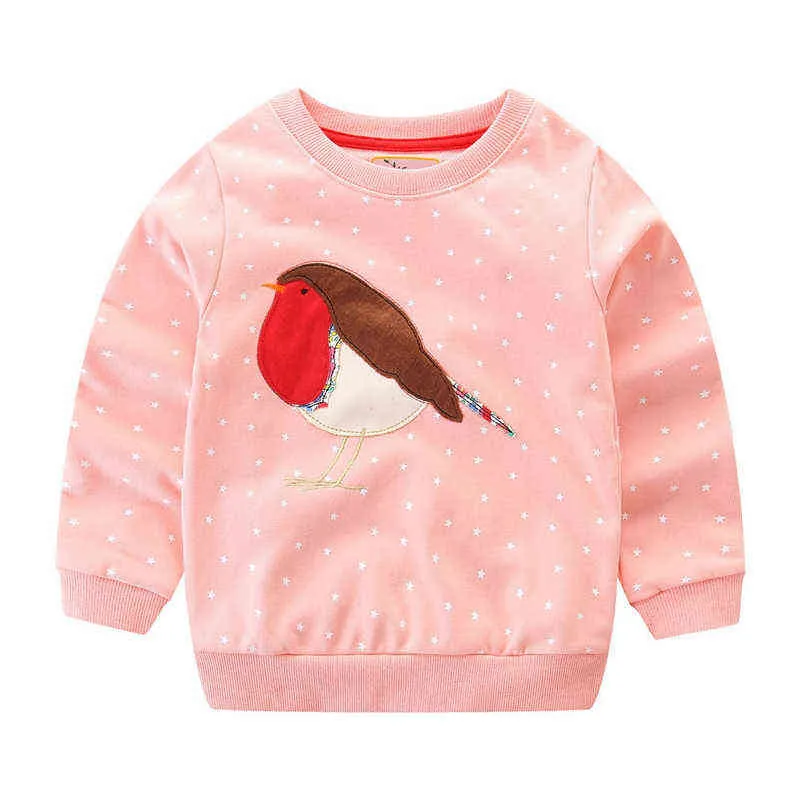 Little maven 2-7Years Autunno Cartoon Butterfly Felpa bambini Felpa bambini bambina Ragazzo ragazza Maglione in pile 211110