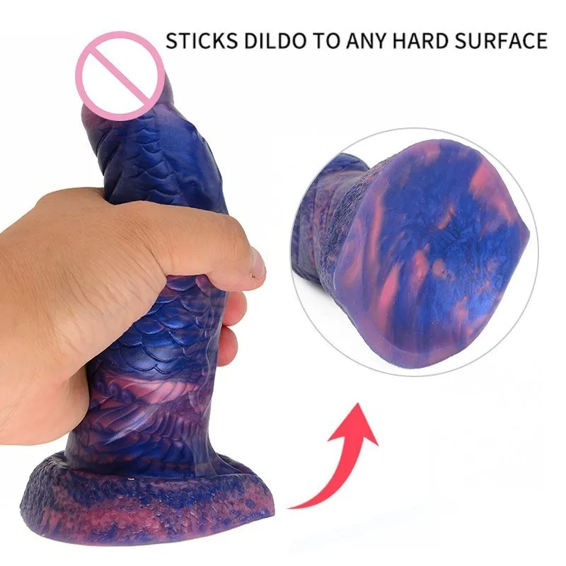 Tentáculo de silicona consolador realista con ventosa fuerte pene flexible para punto G o juego anal juguetes sexuales mujeres pareja 220309