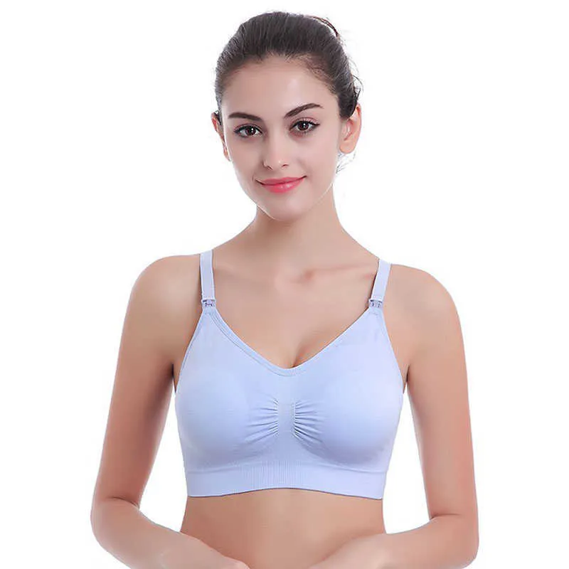 Bear Leader Maternité Allaitement Sous-vêtements Active Enceinte Femme Bras Prénatal Post-partum Intimates Fermeture latérale Vêtements 210708