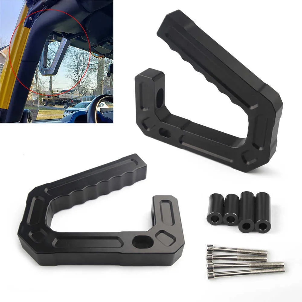 Kolçaklar Alüminyum Araba Ön Kapmak Kolları Kavrama Bar Jeep JK Wrangler için 07-18 Spor Sahara Rubicon 2/4 Kapı Çift Araba