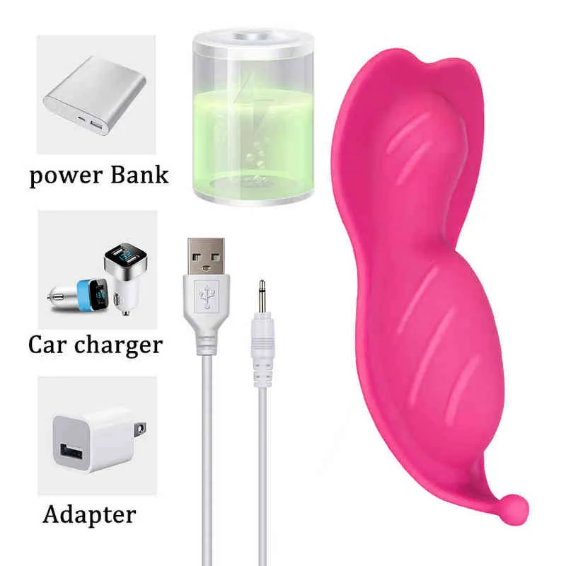 NXY Vibrators Sex Butterfly Wearable Dildo för Kvinnor Bluetooth Wireless App Fjärrkontroll Vibrerande trosor leksaker par 1220