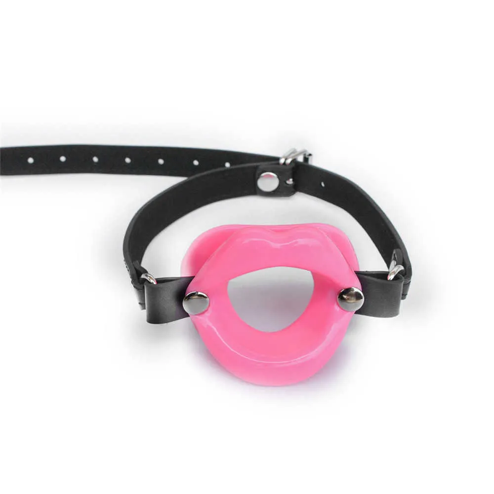 Prodotti adulti Schiava del sesso Labbra in silicone O Ring Bocca aperta Gag Orale Fetish Bdsm Bondage Restrizioni Giocattolo erotico Giocattolo del sesso coppie P0816