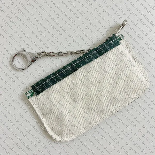 Y62650 상징적 인 패션 캔버스 동전 지갑 자동차 키 파우치 신용 카드 홀더 케이스 백 매력 Pochette Cle Mini 조직자 지갑 Accesso265b