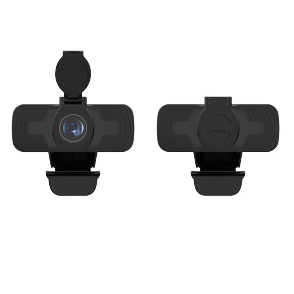 1080P Computer-Kamera Live-Video-Webcam mit Abdeckung, ABS, optische Linse, Plug-and-Play, volldigitales Mikrofon mit Rauschunterdrückung