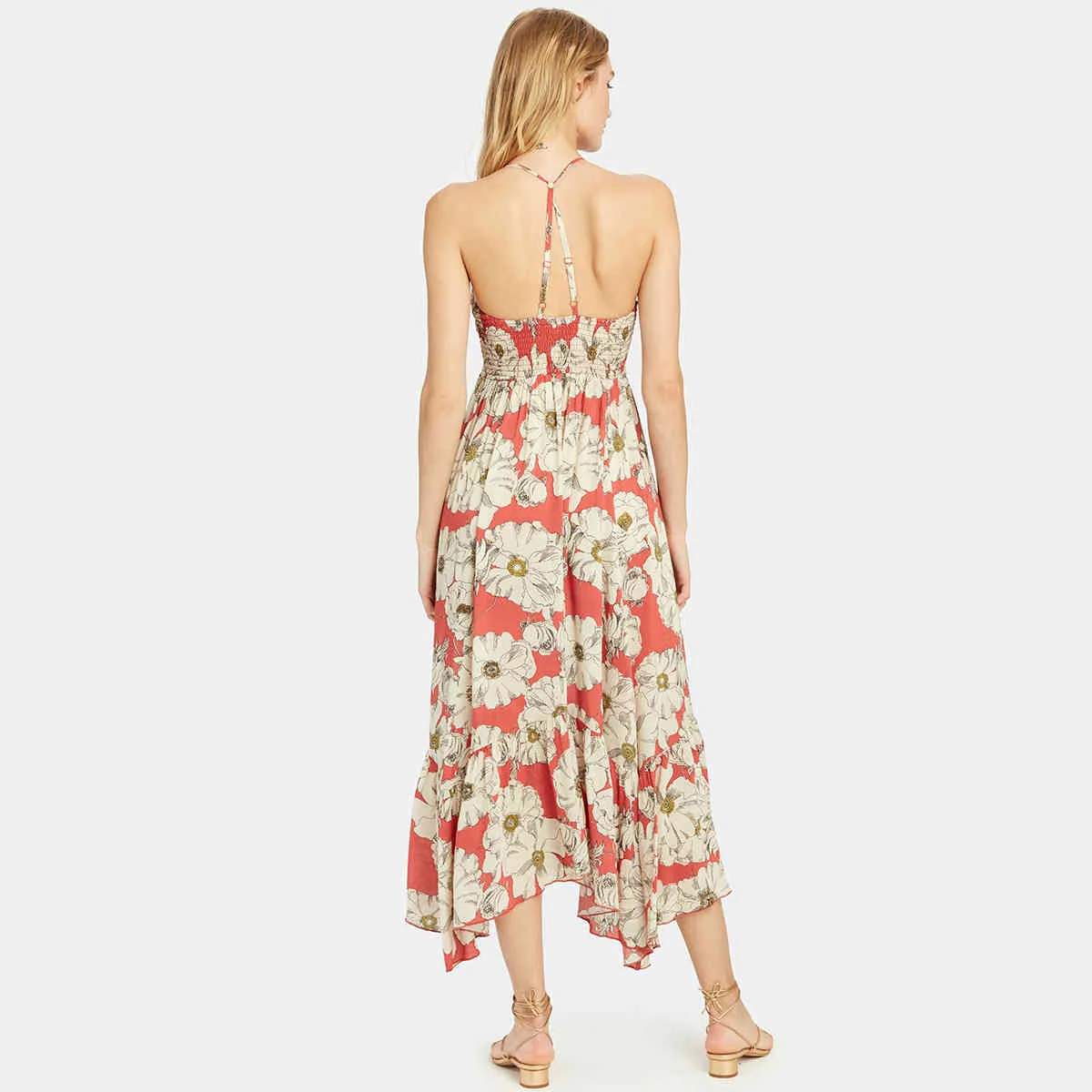 Jastie Heatwave Printed Maxi Dress Kvinnor Crisscross Straps Square Neck Ärmlös Sommar Klänningar Boho Casual Beach Sundress 210419