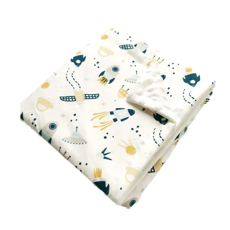 Baby Cotton Super Soft Blanket rainbow 3D dot Toddler Swaddle 100x75cm 220225
