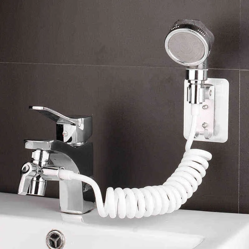 UNTIOR salle de bain robinet d'eau douche externe lavage cheveux robinet d'eau tuyau tête cuisine ménage défense Splash buse pomme de douche H1209