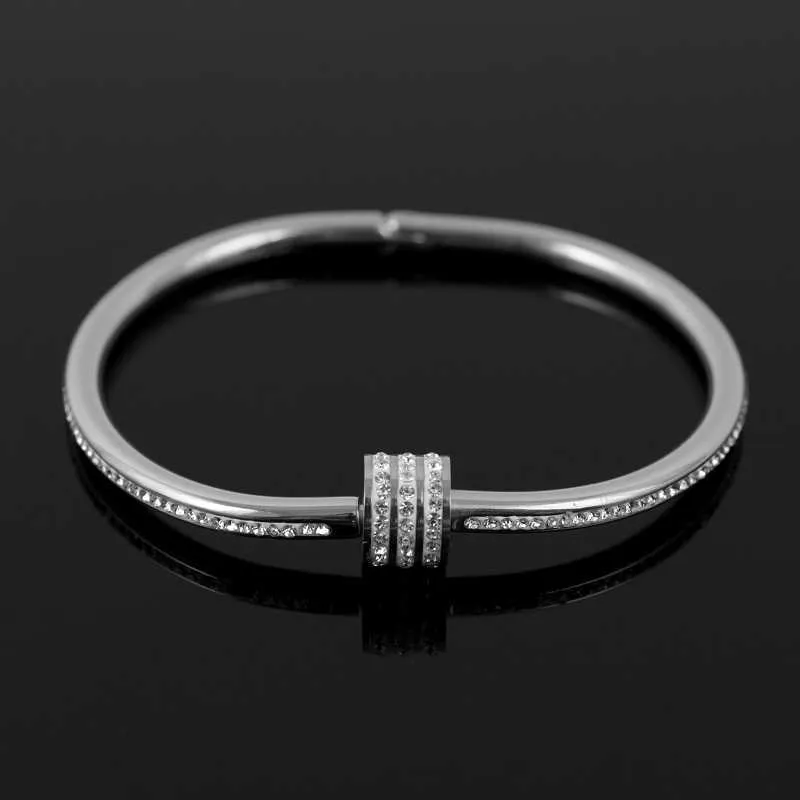 Mode Femme Bracelet Bracelets avec Fermoir Magnétique Bracelet En Acier Inoxydable pour Hommes Femmes Bijoux De Mariage Drop Shipping Q0717