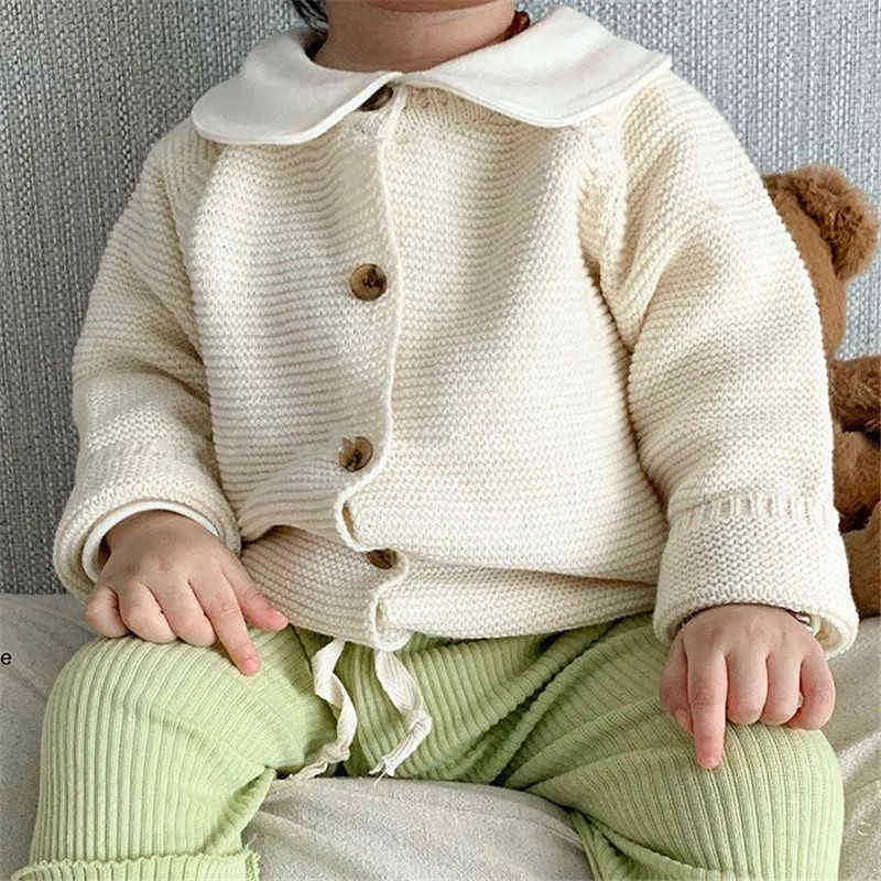 生まれたセーターカーディガンベイビーニット服幼児女の子男の子ニットウェア3色ベビーセーター春到着2111062967762