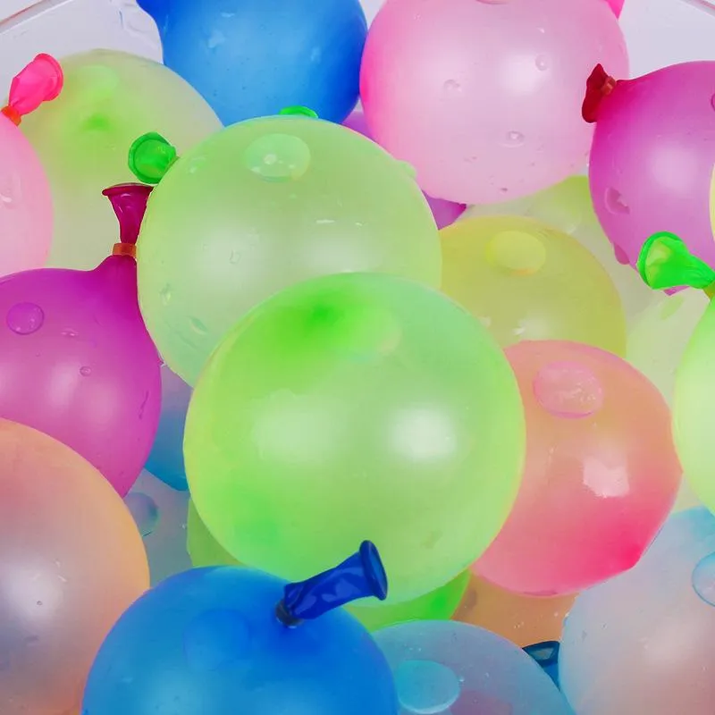 Décoration de fête Ballons d'eau QOLO Supples avec recharge Kit rapide et facile Jeux de combat de bombe en latex pour enfants adultes Faovr243c